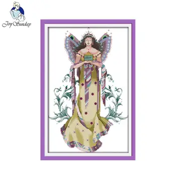 Joy Sunday Fairy Modern Cross Stitch Patterns Needlework Embroidery Cross Stitch Home Decor Craft Cross Stitch Embroidery Kits
Joy Sunday Fairy Modern Cross Stitch Patterns Needlework Embroidery Cross Stitch Home Decor Craft Cross Stitch Embroidery Kits