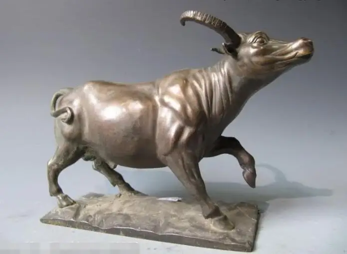 S06894 8 Chinese Folk superb Pure Bronze Copper farm cattle bossy neat OX Bull Statue discount 30% (C0324)
S06894 8 Chinese Folk superb Pure Bronze Copper farm cattle bossy neat OX Bull Statue discount 30% (C0324)