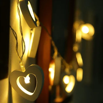 Love Wooden Heart 2M 20 LED Battery Powered String Fairy Patio Light For Christmas Garden Wedding Party Accessories String Light
Love Wooden Heart 2M 20 LED Battery Powered String Fairy Patio Light For Christmas Garden Wedding Party Accessories String Light