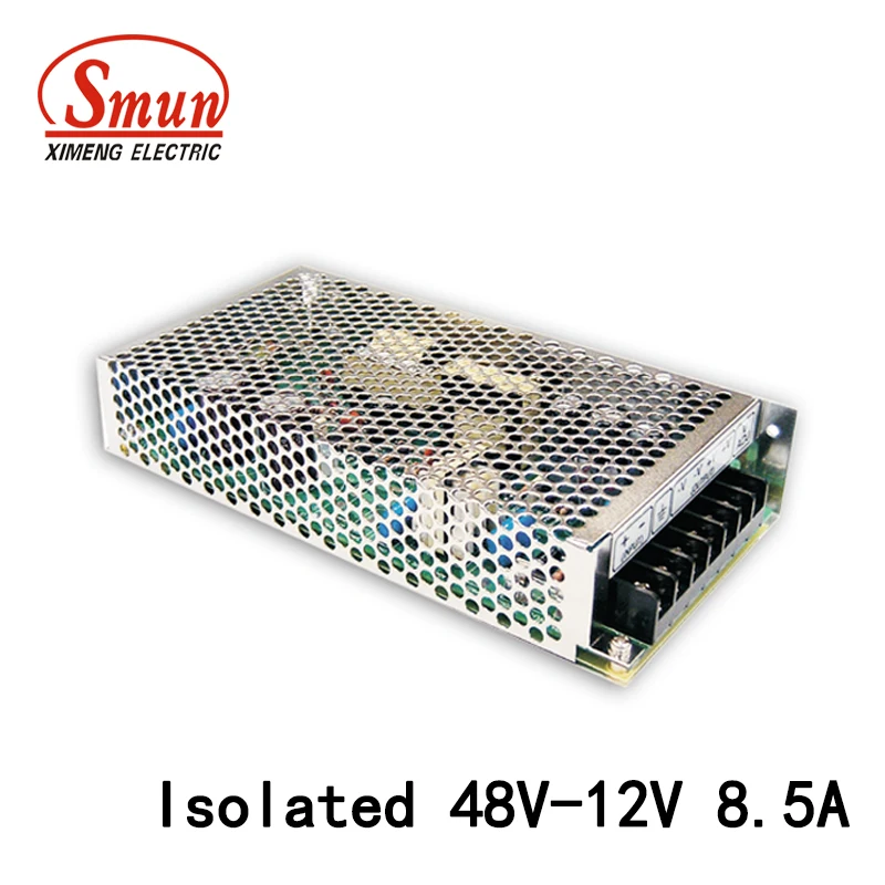SMUN SD-100C-12 100W 48VDC To 12VDC 8.5A Isolated Switching Power Supply DC/DC Converter
SMUN SD-100C-12 100W 48VDC To 12VDC 8.5A Isolated Switching Power Supply DC/DC Converter