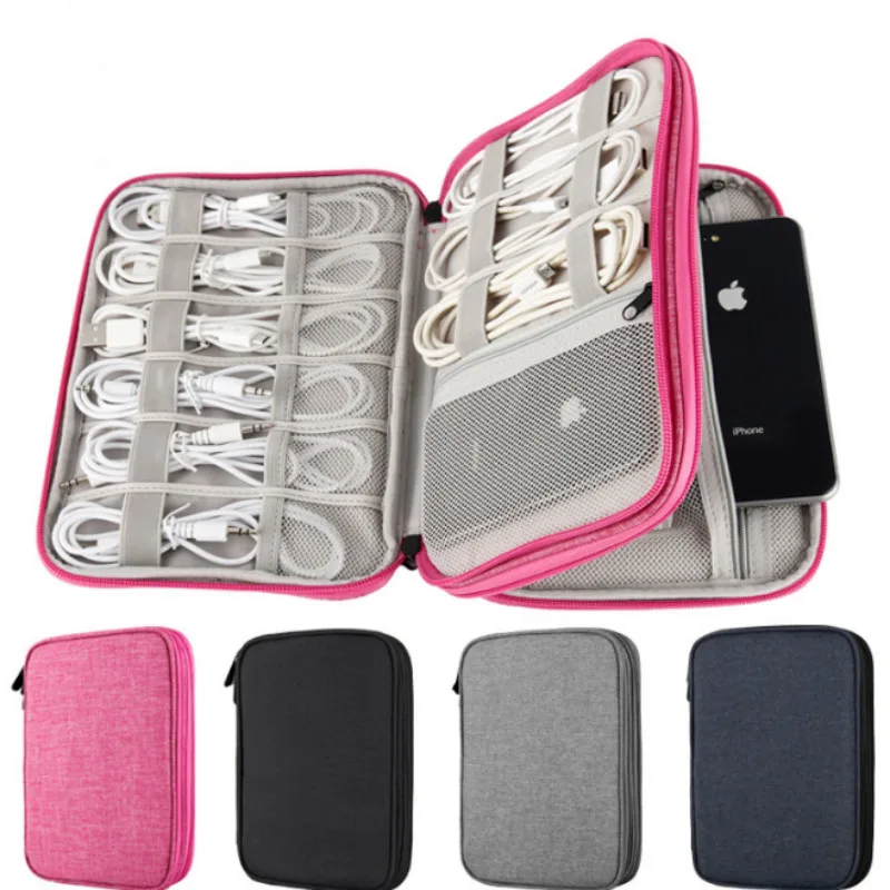 Travel Data Cable Organizer Bag Multifunction Electronics Digital Gadgets Earphone Wire Bag
Travel Data Cable Organizer Bag Multifunction Electronics Digital Gadgets Earphone Wire Bag