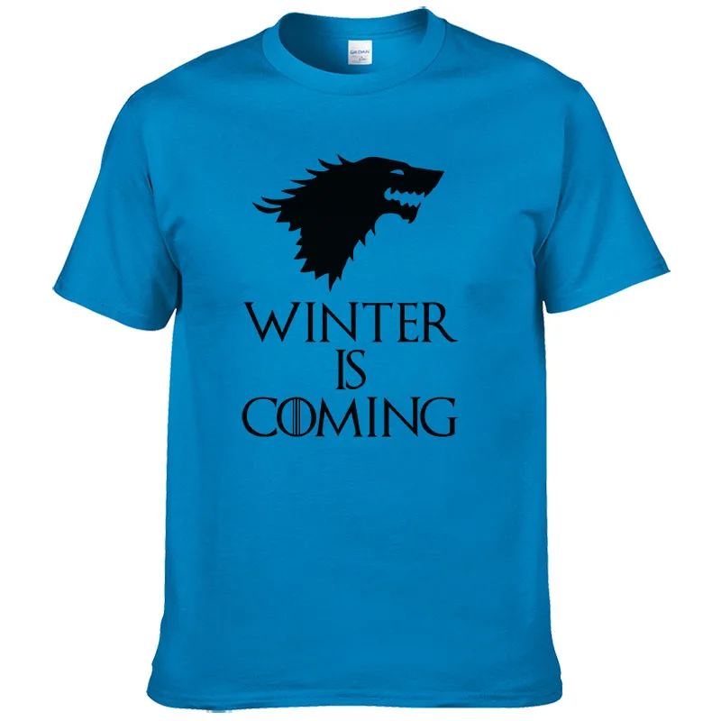 2017 summer short sleeve game of thrones printed T-shirt casual cotton winter is coming wolf t shirt men cool tees tops #255
2017 summer short sleeve game of thrones printed T-shirt casual cotton winter is coming wolf t shirt men cool tees tops #255