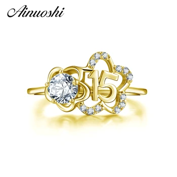 AINUOSHI 14K Solid Yellow Gold Women Ring SONA Simulated Diamond Fashion Design Customized Wedding Anniversary Rings for Women
AINUOSHI 14K Solid Yellow Gold Women Ring SONA Simulated Diamond Fashion Design Customized Wedding Anniversary Rings for Women