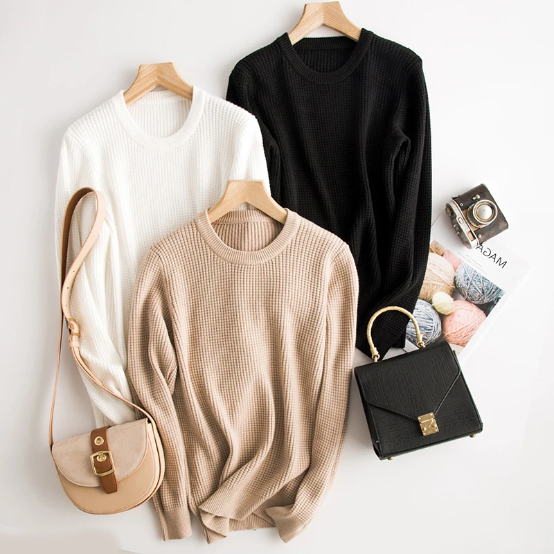 Designer Fall Sweaters Women Luxury 2019 Winter Ladies Knit Pullovers Round Neck Female Long Sleeve Thick Knitwear Black White
Designer Fall Sweaters Women Luxury 2019 Winter Ladies Knit Pullovers Round Neck Female Long Sleeve Thick Knitwear Black White