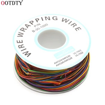 OOTDTY 2018 Fashion PCB Test Core Line 30AWG Wire Single Tinned Copper Wire 8-color Board Cable Roll
OOTDTY 2018 Fashion PCB Test Core Line 30AWG Wire Single Tinned Copper Wire 8-color Board Cable Roll
