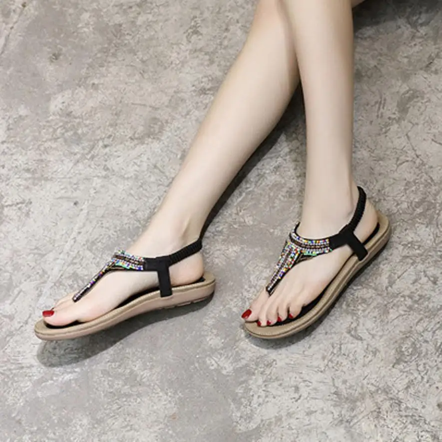 mokingtop Women Summer Flat Shoes Bead Bohemia Leisure Lady Sandals Peep-Toe Outdoor Shoes women's sandals ##
mokingtop Women Summer Flat Shoes Bead Bohemia Leisure Lady Sandals Peep-Toe Outdoor Shoes women's sandals ##