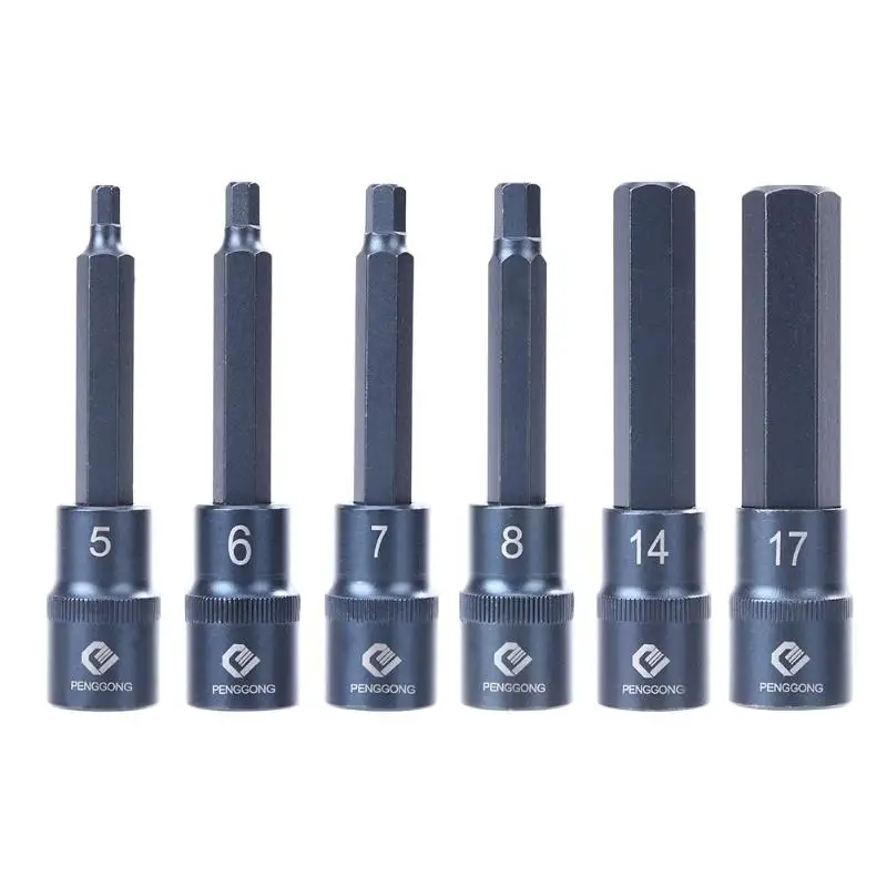 1Pc 1/2 inch Torx Screwdriver Socket Bits Multifunction 100mm Adapter Screw Drive Socket Hand Tool H5 ,H6,H7, H8 ,H14 ,H17
1Pc 1/2 inch Torx Screwdriver Socket Bits Multifunction 100mm Adapter Screw Drive Socket Hand Tool H5 ,H6,H7, H8 ,H14 ,H17