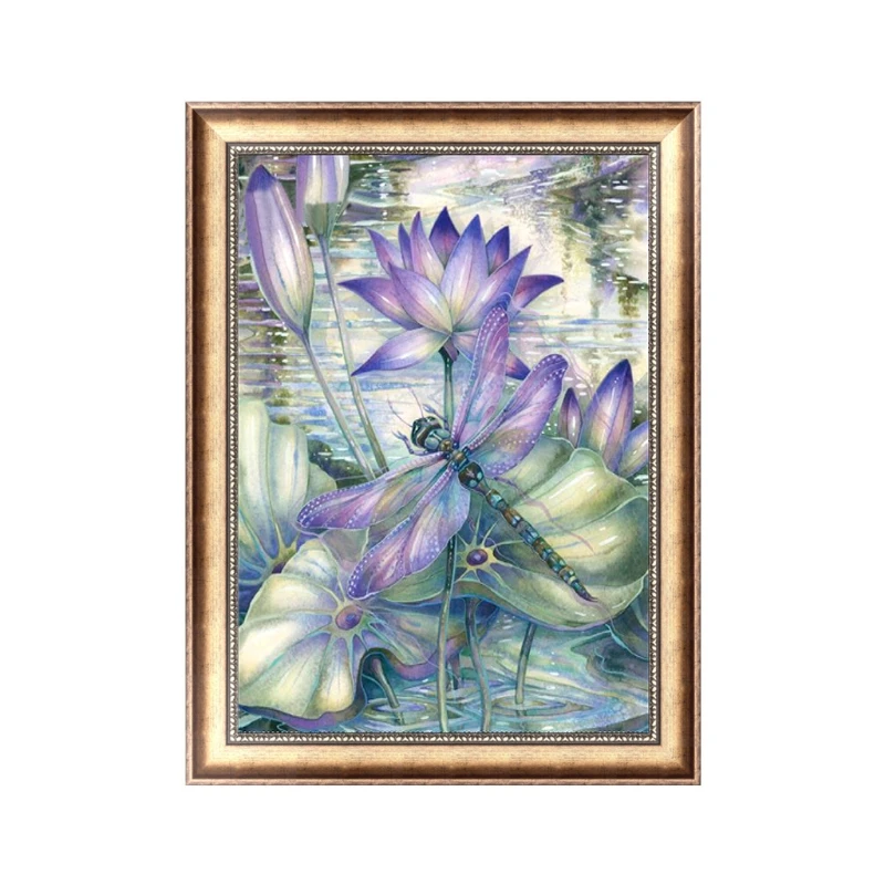 Wholesale 5D Dragonfly Lotus DIY Diamond Painting Embroidery Cross Craft Stitch Home Decor May06
Wholesale 5D Dragonfly Lotus DIY Diamond Painting Embroidery Cross Craft Stitch Home Decor May06