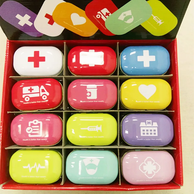 12pc/lot Emergency Printing Iron PillCase Meta Candy Box Tea Box Jewelry Organizer Small Things Storage Box Ticket Case
12pc/lot Emergency Printing Iron PillCase Meta Candy Box Tea Box Jewelry Organizer Small Things Storage Box Ticket Case