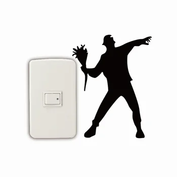 Hua-12 Flower Thrower Light Switch Sticker Cartoon Silhouette Vinyl Wall Sticker Home Decal Home Wallpaper
Hua-12 Flower Thrower Light Switch Sticker Cartoon Silhouette Vinyl Wall Sticker Home Decal Home Wallpaper