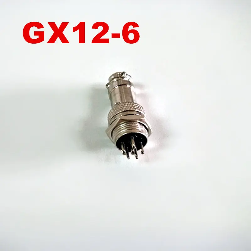 GX12 High Quality 6 Pins M12 Screw Type Metal Aviation Plug Socket Connector For Power Tools
GX12 High Quality 6 Pins M12 Screw Type Metal Aviation Plug Socket Connector For Power Tools