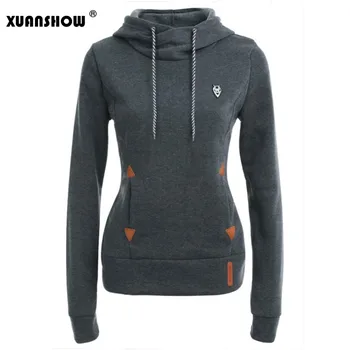 XUANSHOW Autumn Winter Female Hoodies Long Sleeve Hooded Sweatshirt Fashion Embroidery Pocket Fleece Women's Hoody Pullovers Top
XUANSHOW Autumn Winter Female Hoodies Long Sleeve Hooded Sweatshirt Fashion Embroidery Pocket Fleece Women's Hoody Pullovers Top