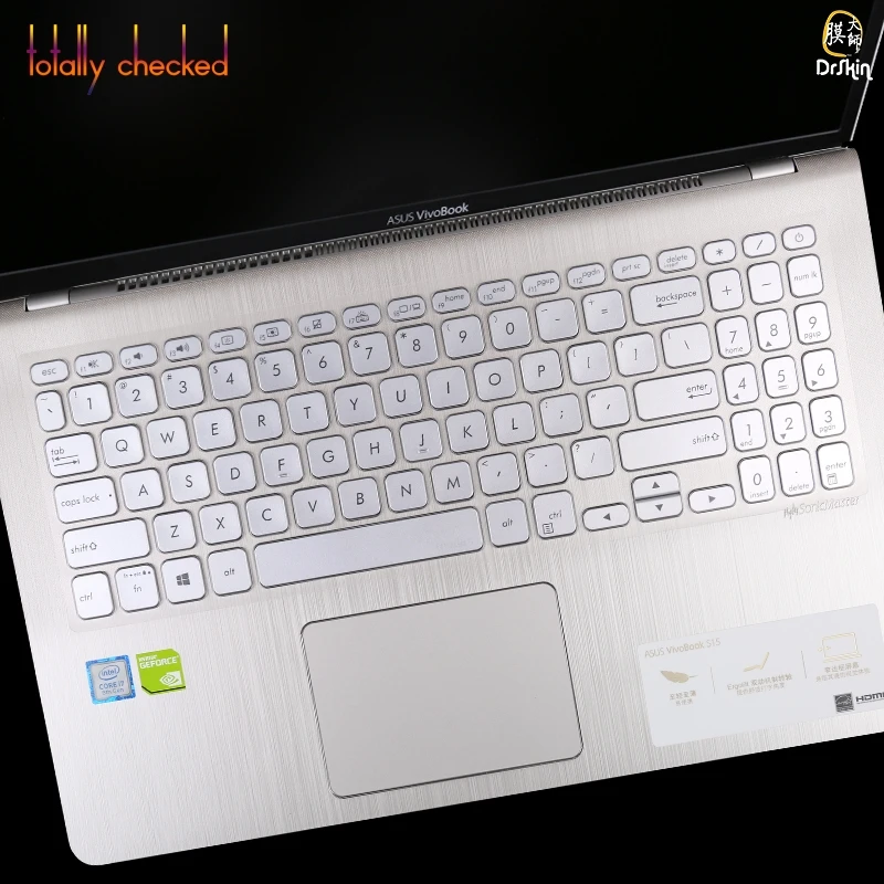 Чехол для клавиатуры из ТПУ Защитная пленка Asus Vivobook S15 S530UN S530F S530FN s530UA S530UF S530FA S530U S