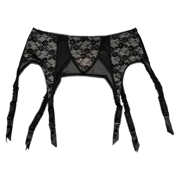 Black Skin Lace Gauze Bow 6 Strap Metal Clips Sexy Garter Belts for Stockings Women's Suspender Belt Sexy lingerie Gift GA1204
Black Skin Lace Gauze Bow 6 Strap Metal Clips Sexy Garter Belts for Stockings Women's Suspender Belt Sexy lingerie Gift GA1204