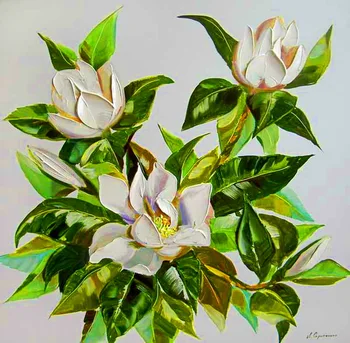 Modern handmade painting by knife fresh flower on oil canvas for living room decor and wallpaper
Modern handmade painting by knife fresh flower on oil canvas for living room decor and wallpaper