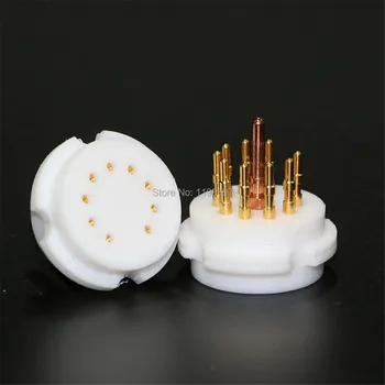 1Piece 9Pin Tube Socket Teflon CMC Socket Golden Plate Copper Pin For 12AT7 12AX7 12AU7 ECC82 ECC88 Tube Free Shipping
1Piece 9Pin Tube Socket Teflon CMC Socket Golden Plate Copper Pin For 12AT7 12AX7 12AU7 ECC82 ECC88 Tube Free Shipping
