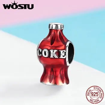 WOSTU Softdrink Cola Bottle Beads Red Enamel 925 Sterling Silver Bead Fit Original Charm DIY Bracelet Jewelry Making FIC1159
WOSTU Softdrink Cola Bottle Beads Red Enamel 925 Sterling Silver Bead Fit Original Charm DIY Bracelet Jewelry Making FIC1159