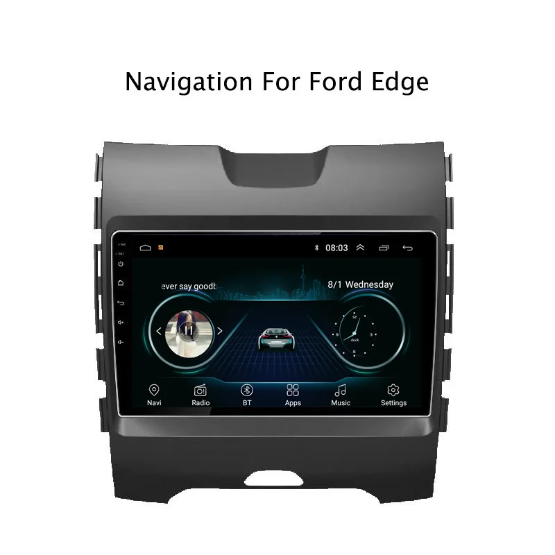 9 "2.5D IPS Android 8 1 автомобильный DVD GPS плеер для Ford Edge 2013 2014 2015 2016 2017 Радио стерео