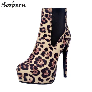 Ankle Boots For Women 2017 Plus Size 34-46 High Thin Heels Leopard Botas Mujer Botines Mujer Chaussures Femme Botines Mujer
Ankle Boots For Women 2017 Plus Size 34-46 High Thin Heels Leopard Botas Mujer Botines Mujer Chaussures Femme Botines Mujer