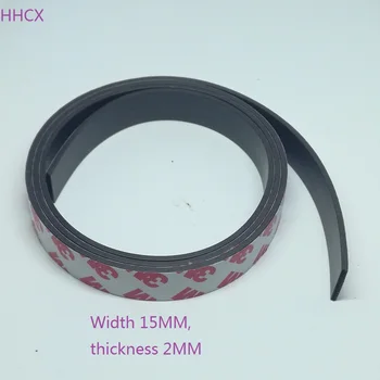 1 Meter Rubber Magnet 15*2 mm self Adhesive Flexible Magnetic Strip Rubber Magnet Tape width 15mm thickness 2mm 15mm x 2mm 15X2
1 Meter Rubber Magnet 15*2 mm self Adhesive Flexible Magnetic Strip Rubber Magnet Tape width 15mm thickness 2mm 15mm x 2mm 15X2