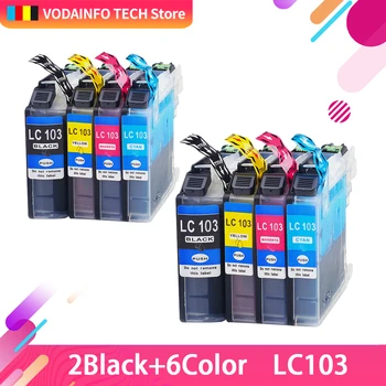 8Pack LC103 LC 103 XL ink cartridge LC103XL for Brother MFC-J4310DW MFC-J4410DW MFC-J4510DW MFC-J4610DW MFC-J4710 J470DW
8Pack LC103 LC 103 XL ink cartridge LC103XL for Brother MFC-J4310DW MFC-J4410DW MFC-J4510DW MFC-J4610DW MFC-J4710 J470DW