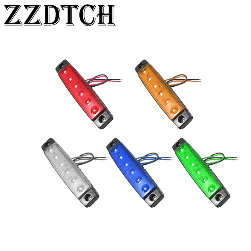 ZZDTCH 10pcs 10-30V 6 Led Truck Side Marker Lights Vans Truck Trailer Bus E4
ZZDTCH 10pcs 10-30V 6 Led Truck Side Marker Lights Vans Truck Trailer Bus E4