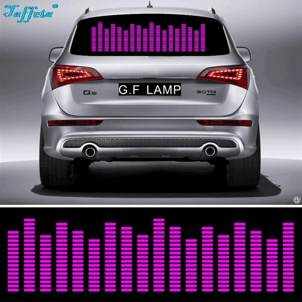Purple Colors W45 W90 W70 W80 W90 W114 Flash Car Sticker Music Rhythm LED EL Sheet Light Lamp Sound Music Activated Equalizer
Purple Colors W45 W90 W70 W80 W90 W114 Flash Car Sticker Music Rhythm LED EL Sheet Light Lamp Sound Music Activated Equalizer