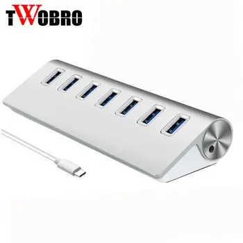 Aluminum Alloy Type C USB 3.1 Hub, USB-C to USB 3.0 Bus-Powered Hud Adapter for Apple New Macbook & Laptop PC Google ChromeBook
Aluminum Alloy Type C USB 3.1 Hub, USB-C to USB 3.0 Bus-Powered Hud Adapter for Apple New Macbook & Laptop PC Google ChromeBook