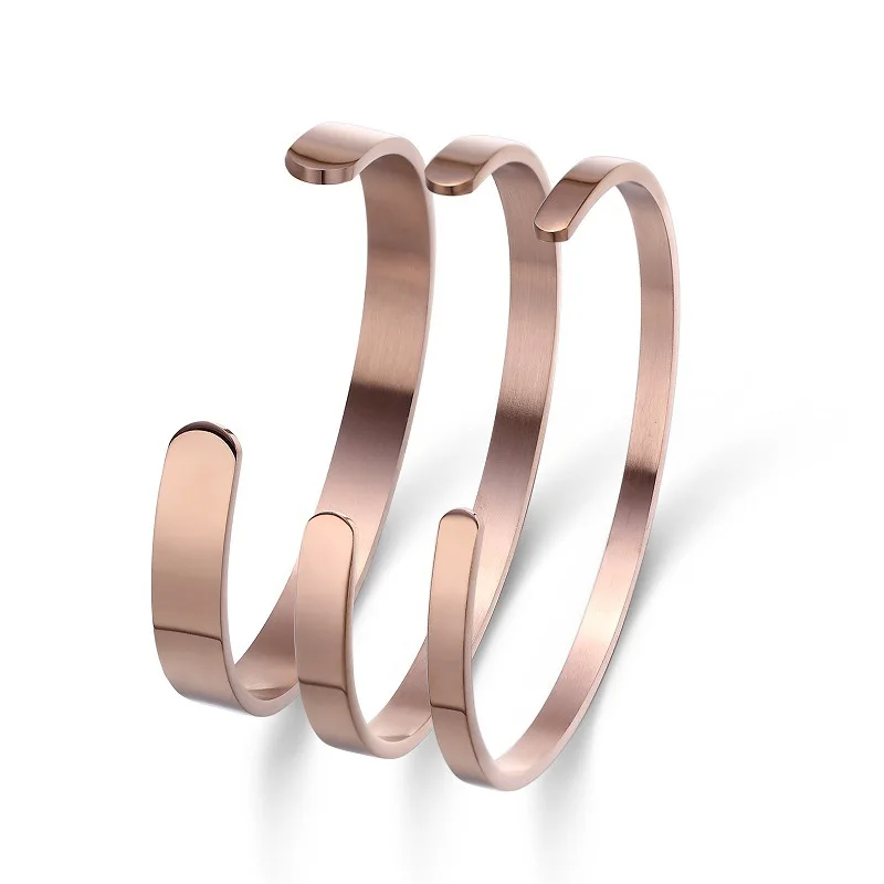 Personalized Womens Jewelry Rose Gold Bracelet for Women Female Custom Engraved Name Bracelets Bangles Stainless Steel Armbanden 
Personalized Womens Jewelry Rose Gold Bracelet for Women Female Custom Engraved Name Bracelets Bangles Stainless Steel Armbanden