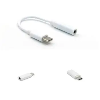 USB Type-C to 3.5mm Headphone Jack AUX Audio Cable Adapter for Samsung LG Nexus Oneplus Nokia Xiaomi Huawei Type C Smart Phones
USB Type-C to 3.5mm Headphone Jack AUX Audio Cable Adapter for Samsung LG Nexus Oneplus Nokia Xiaomi Huawei Type C Smart Phones