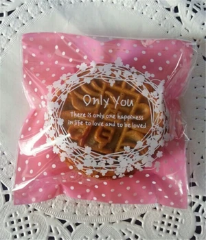 200pcs Plastic Cookie Biscuit Candy Sweets Transparent Baking Only You Bottle Pink Self Adhesive Bakery Gift Bag
200pcs Plastic Cookie Biscuit Candy Sweets Transparent Baking Only You Bottle Pink Self Adhesive Bakery Gift Bag
