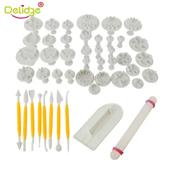 Delidge 46PCS/Set Fondant Cake Decorating Tools Set Plastic Plunger Cutter Cookies Full Set Mold Cake Smoother Polisher Tool
Delidge 46PCS/Set Fondant Cake Decorating Tools Set Plastic Plunger Cutter Cookies Full Set Mold Cake Smoother Polisher Tool