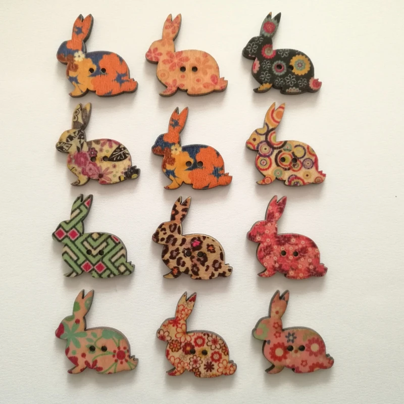 Wooden Button 2 Holes 50PCs Random Mixed Cartoon Rabbit Buttons Handmade Sewing Scrapbooking Crafts DIY Clothing Accessories
Wooden Button 2 Holes 50PCs Random Mixed Cartoon Rabbit Buttons Handmade Sewing Scrapbooking Crafts DIY Clothing Accessories