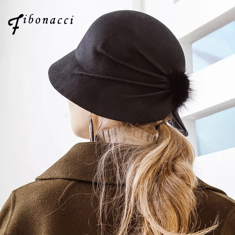 Fibonacci High Quality Female Bucket Hat Hairball Ultra thin Wool Felt Fedoras Hats for Women Foldable
Fibonacci High Quality Female Bucket Hat Hairball Ultra thin Wool Felt Fedoras Hats for Women Foldable