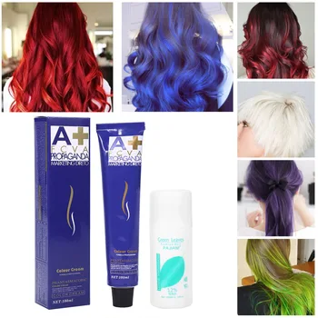 100ml Hair Dye Color Cream Styling Green White Temporary Hair Wax Dye Coloring Cream Cosplay DIY With Double Oxygen Milk
100ml Hair Dye Color Cream Styling Green White Temporary Hair Wax Dye Coloring Cream Cosplay DIY With Double Oxygen Milk