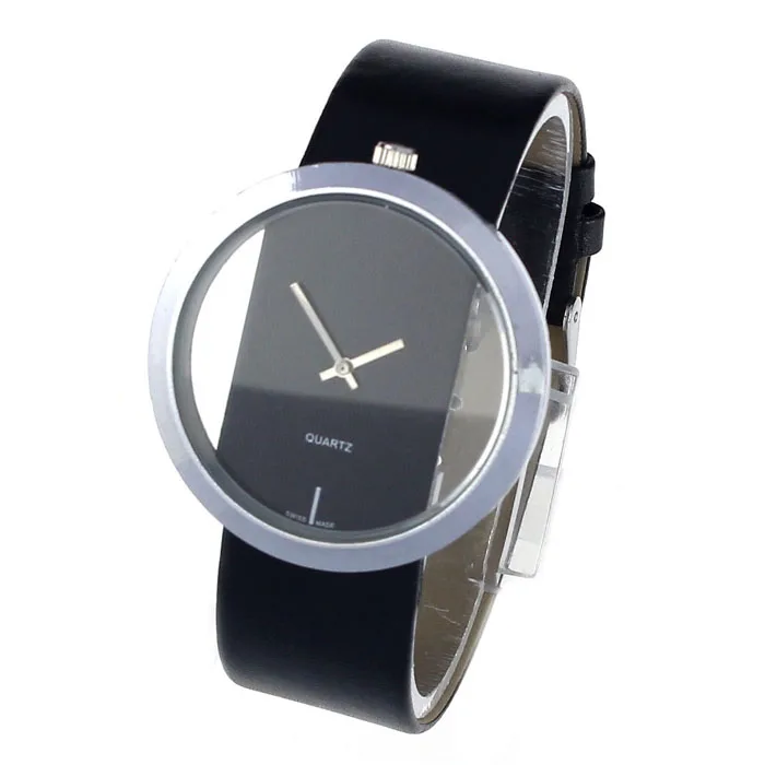 #5001 1PC New PU Leather Transparent Dial Hollow Analog Quartz Wrist Watch reloj mujer New Arrival Freeshipping Hot Sales
#5001 1PC New PU Leather Transparent Dial Hollow Analog Quartz Wrist Watch reloj mujer New Arrival Freeshipping Hot Sales