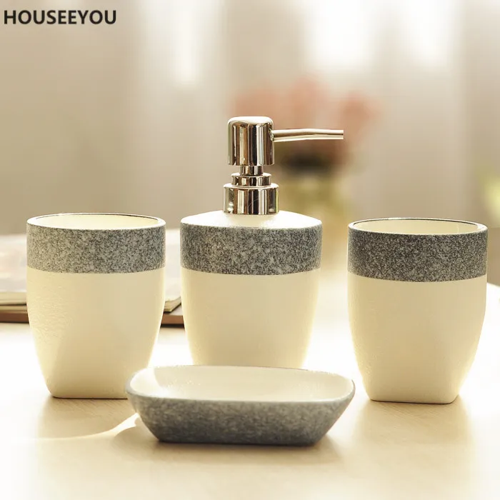 Crown Pattern Bathroom Accessories Set Home Bathroom Ceramic Cup Soap Bath Bottle Home Decor 4pcs/set
Crown Pattern Bathroom Accessories Set Home Bathroom Ceramic Cup Soap Bath Bottle Home Decor 4pcs/set
