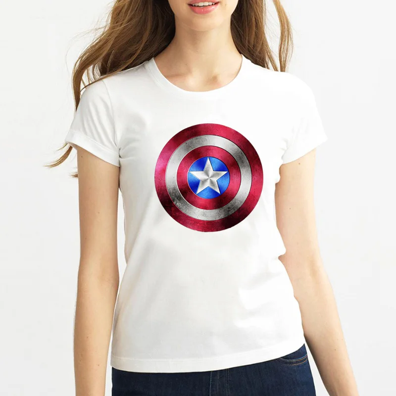 H590 2016 New Summer Punk Women T Shirt Womens Captain America Logo T-shirt Punk Tee Plus Size Cheap Clothes
H590 2016 New Summer Punk Women T Shirt Womens Captain America Logo T-shirt Punk Tee Plus Size Cheap Clothes