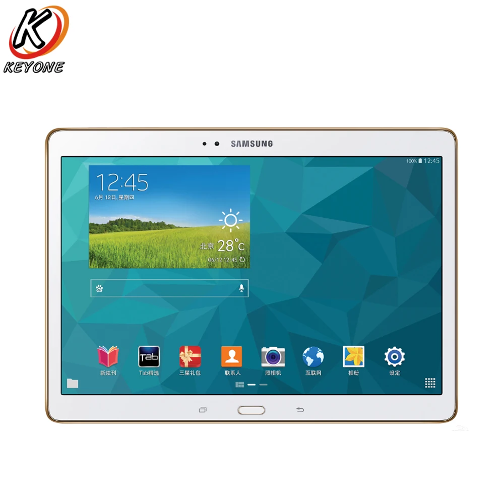 Original Samsung Galaxy Tab S T800 WIFI Tablet PC 10.5 inch 3GB RAM 16GB ROM Dual Camera Android 7900mAh PC Tablet Samsung
Original Samsung Galaxy Tab S T800 WIFI Tablet PC 10.5 inch 3GB RAM 16GB ROM Dual Camera Android 7900mAh PC Tablet Samsung