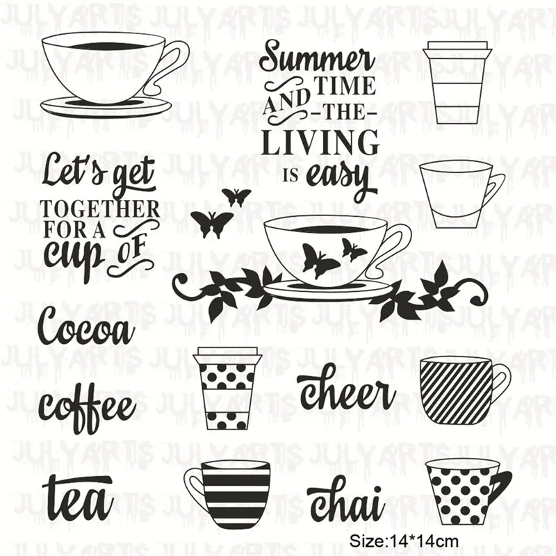 InLoveArts 15Pcs/lot 14*14cm New Decorative Clear Stamp For Scrapbooking Card Album Letter Teapot Verve's Get Together Stamp Set
InLoveArts 15Pcs/lot 14*14cm New Decorative Clear Stamp For Scrapbooking Card Album Letter Teapot Verve's Get Together Stamp Set