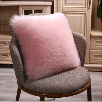 Solid Plush pillow Imitation wool cushion cover car cushion Sofa bed decoration plush pillow case
Solid Plush pillow Imitation wool cushion cover car cushion Sofa bed decoration plush pillow case