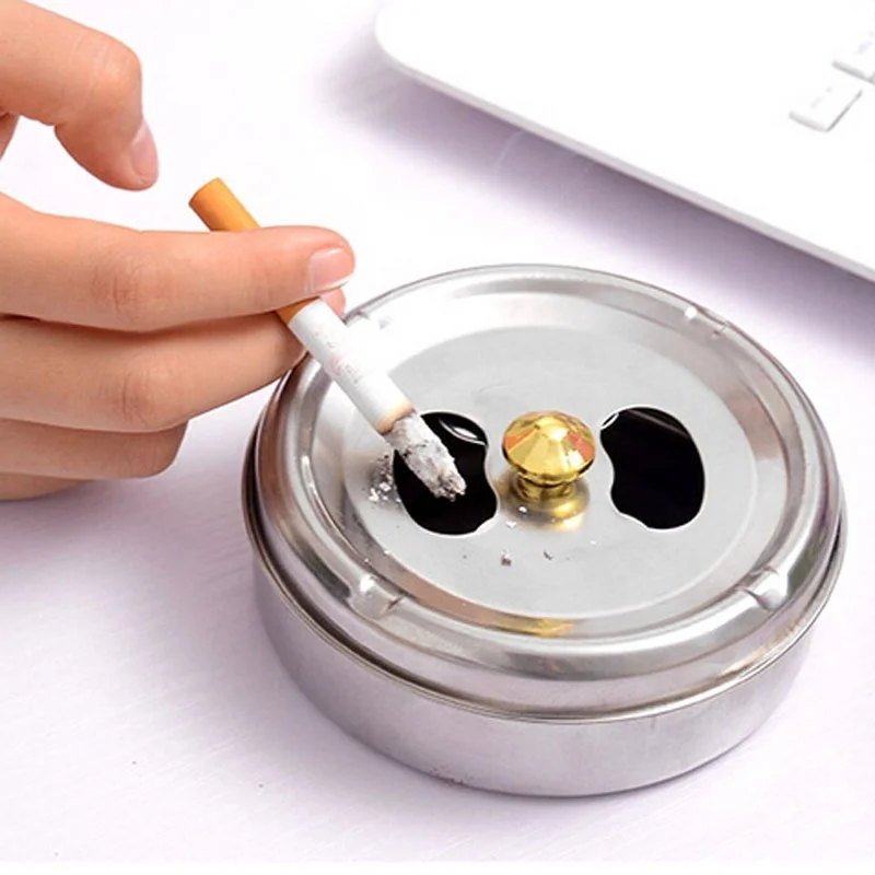 1PCS Hot Creative Home New Practical Smoking Accessories Stainless Steel Ashtray Lid Rotation Fully Enclosed Home Gadgets
1PCS Hot Creative Home New Practical Smoking Accessories Stainless Steel Ashtray Lid Rotation Fully Enclosed Home Gadgets