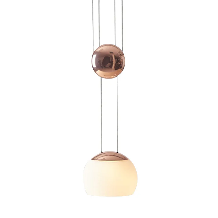 Nordic droplight of the head of a bed lift glass ball chandelier contracted designer restaurant hotel bedroom light
Nordic droplight of the head of a bed lift glass ball chandelier contracted designer restaurant hotel bedroom light