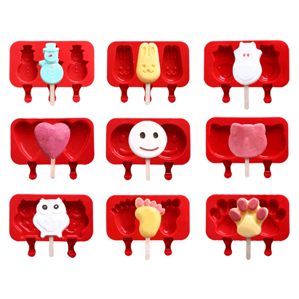 Homemade Food Grade Silicone Ice Cream Molds Summer Ice lolly Moulds Freezer Ice cream bar Molds Maker Popsicle 50pcs Sticks
Homemade Food Grade Silicone Ice Cream Molds Summer Ice lolly Moulds Freezer Ice cream bar Molds Maker Popsicle 50pcs Sticks