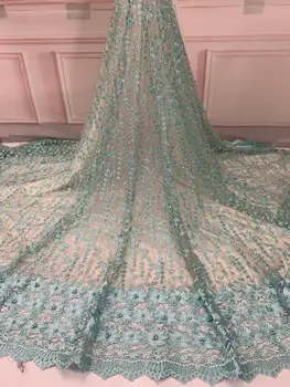 African 2019 Nice High Quality With Rhinestones Nigeria Lace 100%Polyester Material Embroidered Wedding Dress QF2166B-7
African 2019 Nice High Quality With Rhinestones Nigeria Lace 100%Polyester Material Embroidered Wedding Dress QF2166B-7