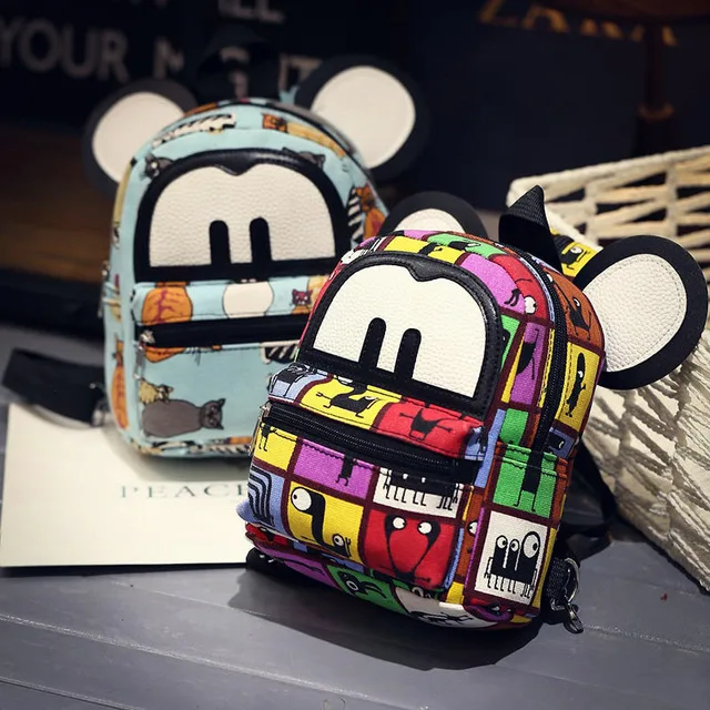 Disney Spring Summer New Mickey Mouse Backpacks Color Personality Girls Backpacks Women's Bags
Disney Spring Summer New Mickey Mouse Backpacks Color Personality Girls Backpacks Women's Bags
