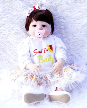 23" Full Silicone Body Reborn babies newborn lifelike collectible play hose toy princess toddler dolls kids birthday gifts
23" Full Silicone Body Reborn babies newborn lifelike collectible play hose toy princess toddler dolls kids birthday gifts