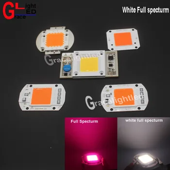 New 50W 50 Watts High Power White Full specturm 400-840nm 12V 32V 110V 220V LED Bead chip for Growth Plant light DIY 1pcs
New 50W 50 Watts High Power White Full specturm 400-840nm 12V 32V 110V 220V LED Bead chip for Growth Plant light DIY 1pcs