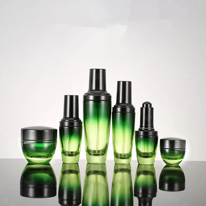 Green Glass Bottle Empty Cosmetic Container Bottle Essence Dropper Spray Bottle Cream Skin Care Bottling 15g 50g 30/50/100ml
Green Glass Bottle Empty Cosmetic Container Bottle Essence Dropper Spray Bottle Cream Skin Care Bottling 15g 50g 30/50/100ml