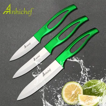 Anhichef ceramic knife kitchen accessories 5'' slicing 4'' utility 3'' paring fruit kitchen knives very hot sales cooking tools
Anhichef ceramic knife kitchen accessories 5'' slicing 4'' utility 3'' paring fruit kitchen knives very hot sales cooking tools
